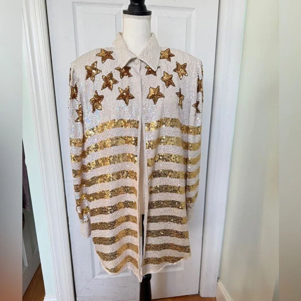 1980s Vegas Glam Sequin Rima Z Jacket